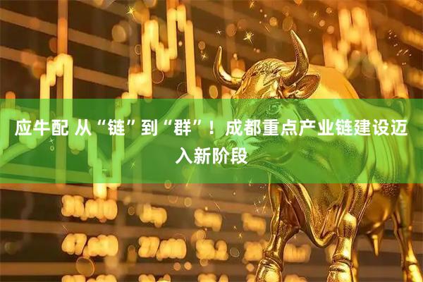 应牛配 从“链”到“群”！成都重点产业链建设迈入新阶段
